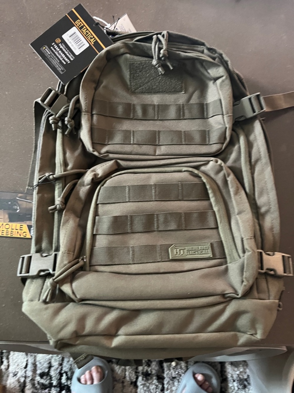 Olive Green Tactical Backpack NWT -Highland Tactical
